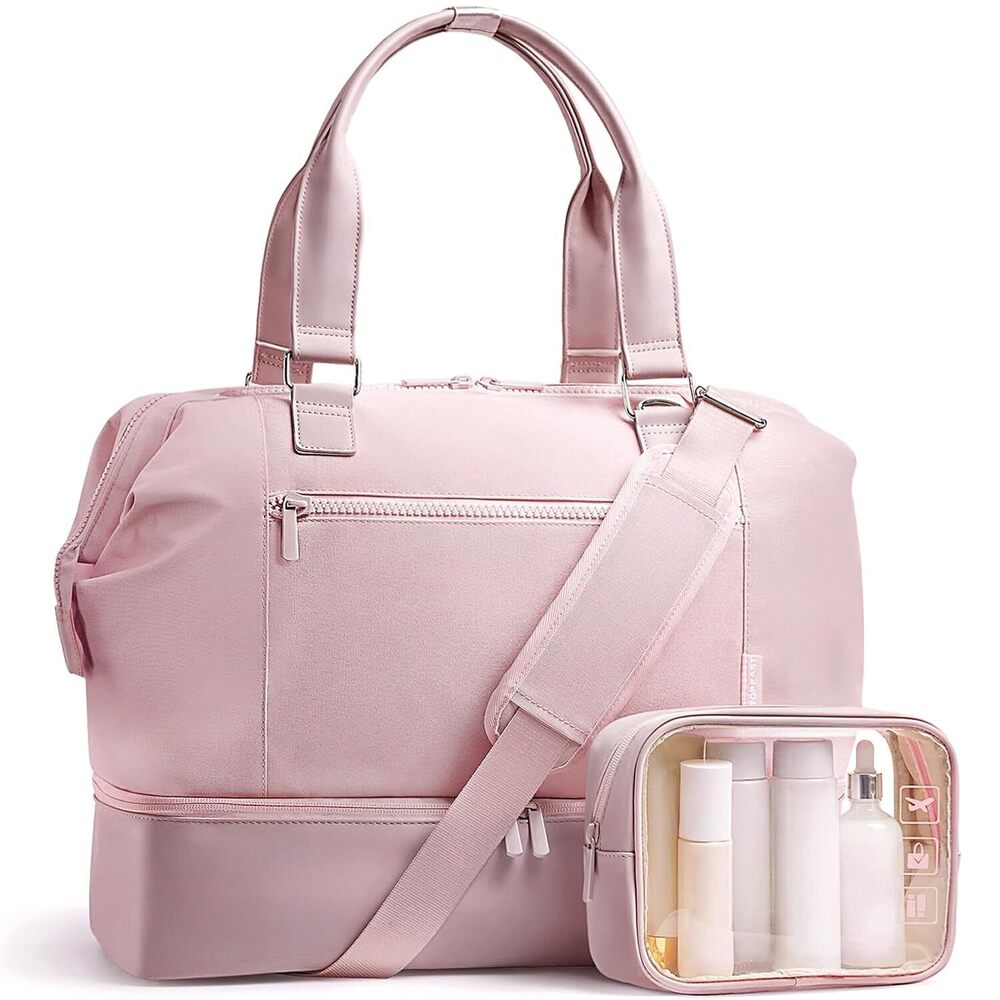 Travel Duffle Bag for Women, 40L Weekender Bags Airline Approved Carry On with